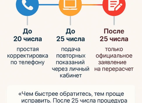 Как исправить неправильно переданные показания счетчика электроэнергии